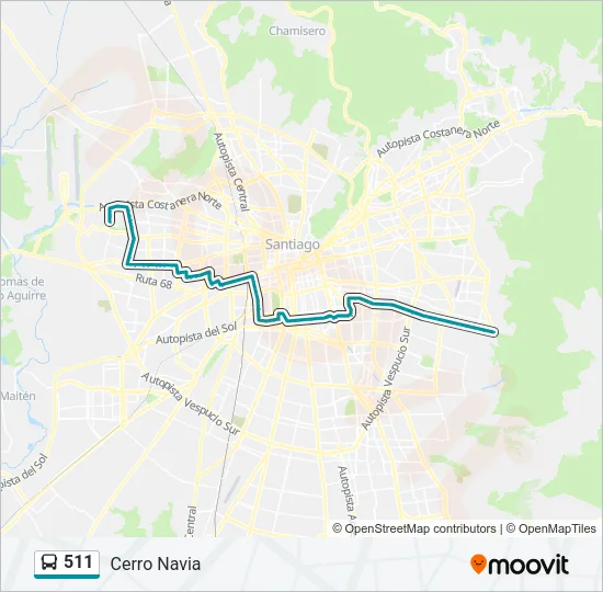 511 Micro Line Map