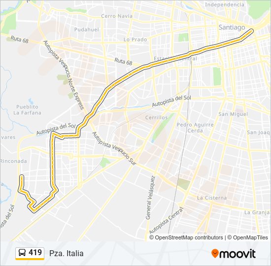 419 Micro Line Map