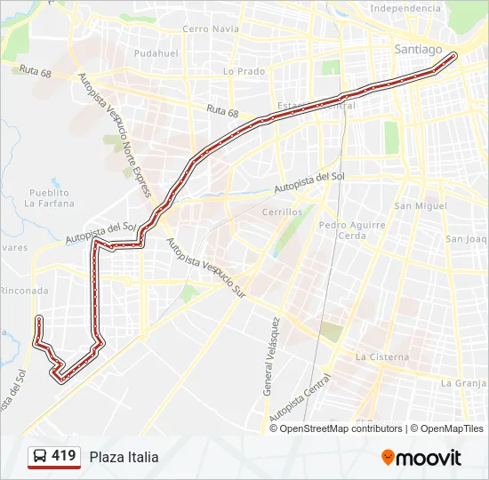 419 Micro Line Map