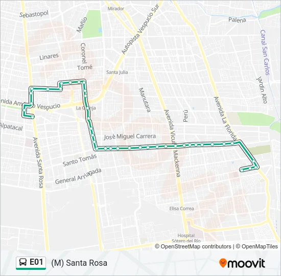 E01 Micro Line Map