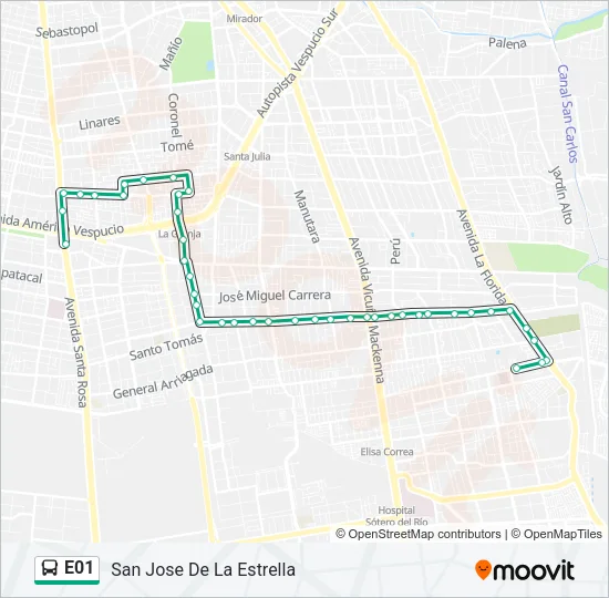 E01 Micro Line Map