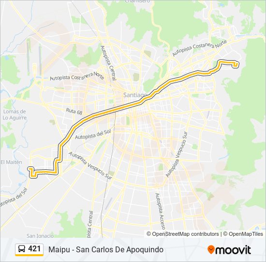 421 Micro Line Map