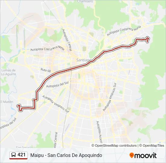 421 Micro Line Map