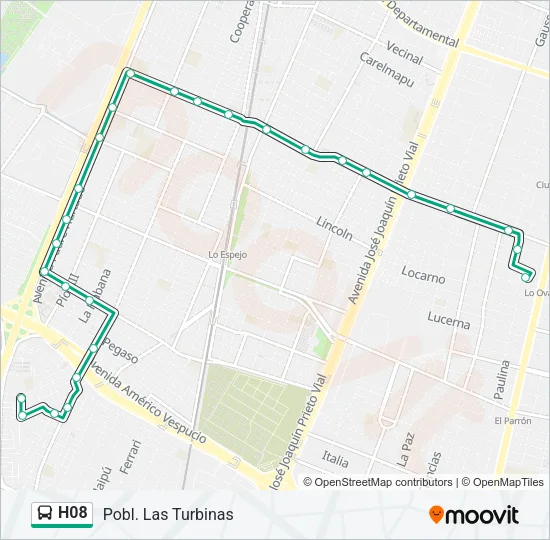 H08 Micro Line Map