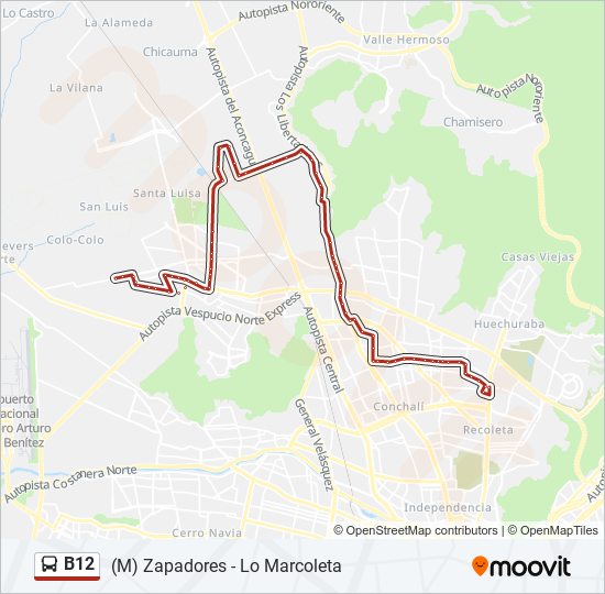 B12 Micro Line Map