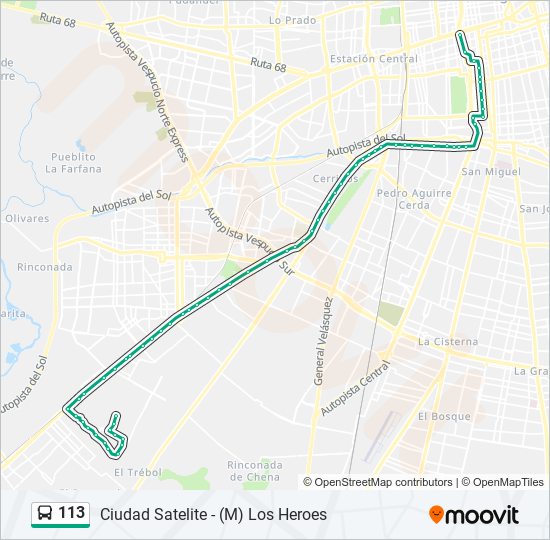 113 Micro Line Map