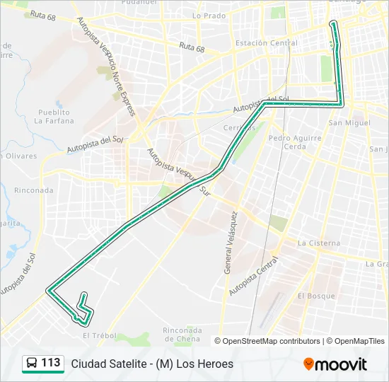 113 Micro Line Map