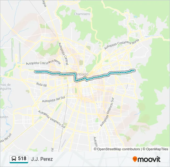 518 Micro Line Map
