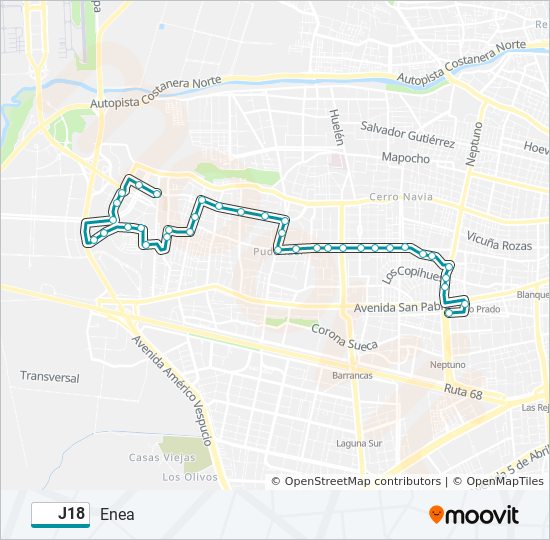 J18 Micro Line Map