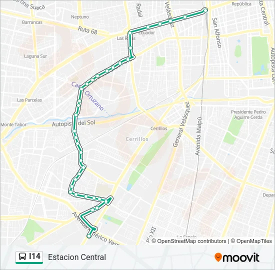I14 Micro Line Map