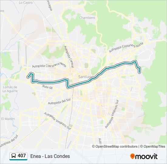 407 Micro Line Map