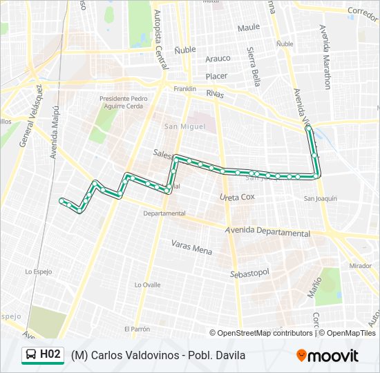 Mapa de H02 de Micro