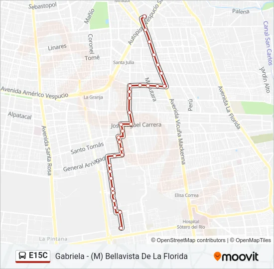 E15C Micro Line Map
