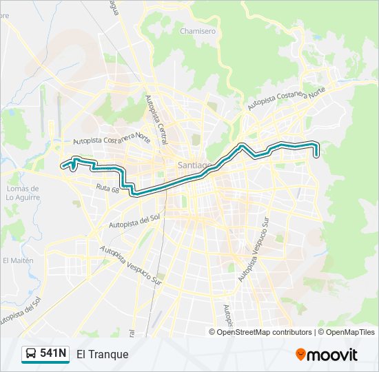 541N Micro Line Map