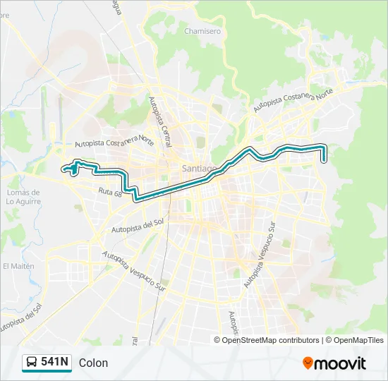 541N Micro Line Map