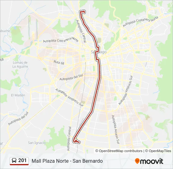 201 Micro Line Map