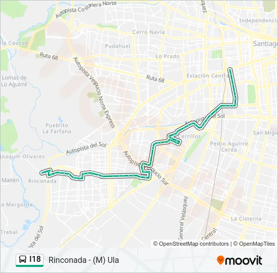 I18 Micro Line Map