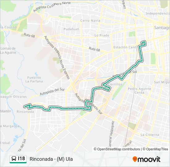 I18 Micro Line Map