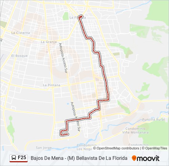 F25 Micro Line Map