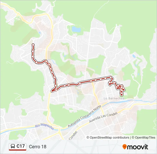 C17 Micro Line Map