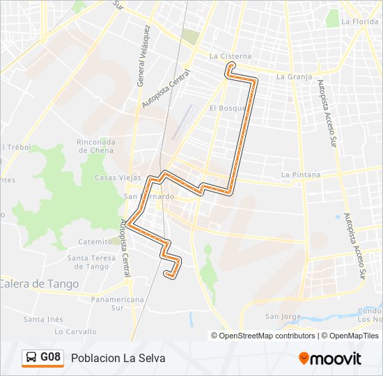 Mapa de G08 de Micro