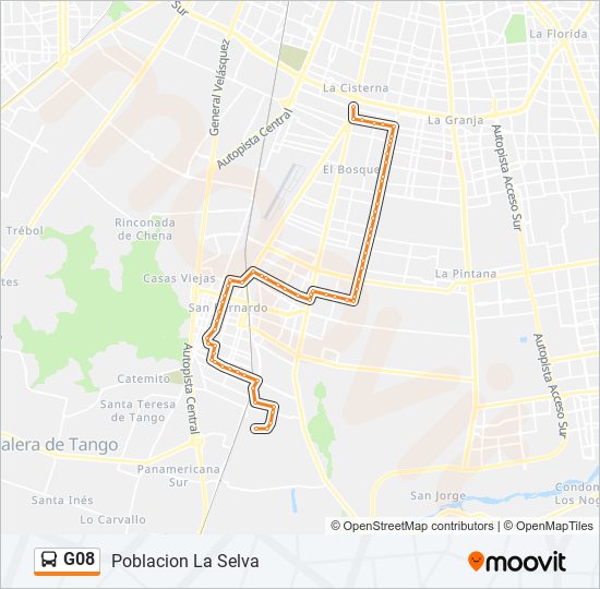 G08 Micro Line Map