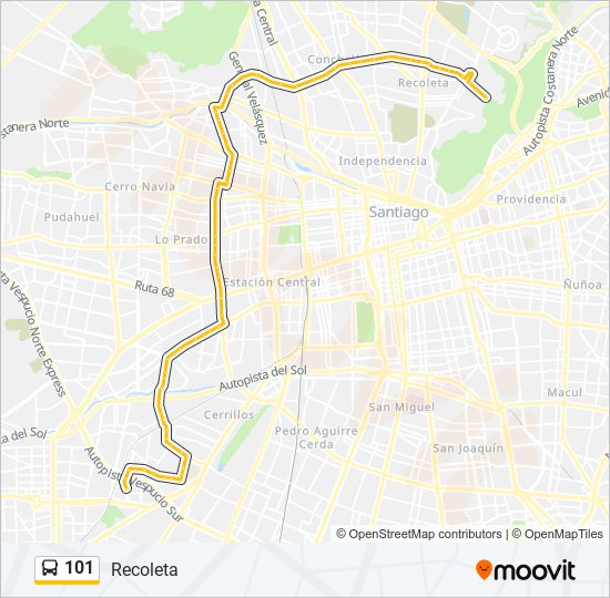 101 Micro Line Map