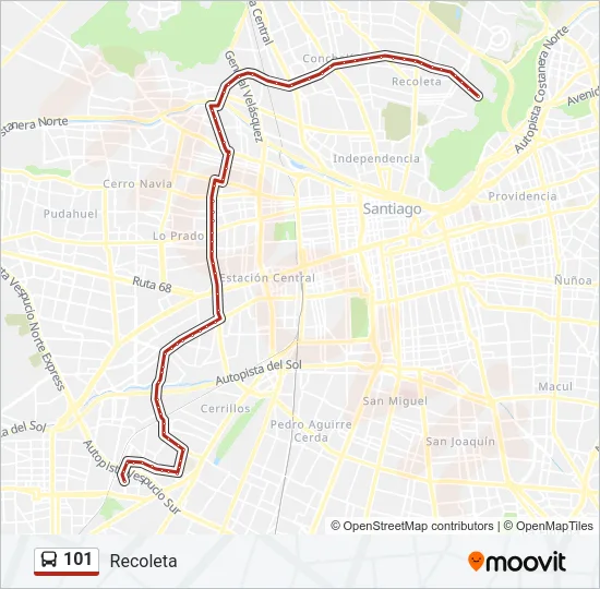 101 Micro Line Map