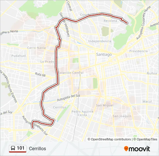 101 Micro Line Map