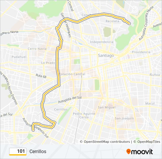 101 Micro Line Map