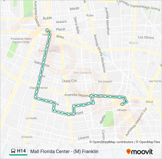 H14 Micro Line Map