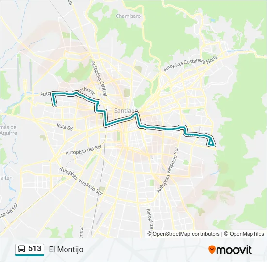 513 Micro Line Map