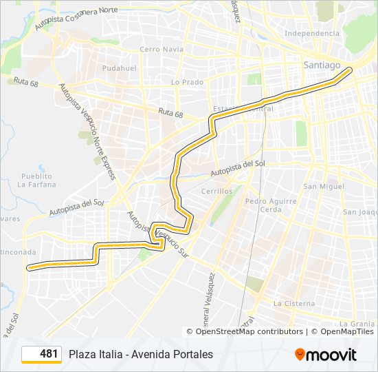 Mapa de 481 de micro