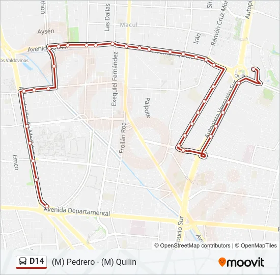 D14 Micro Line Map