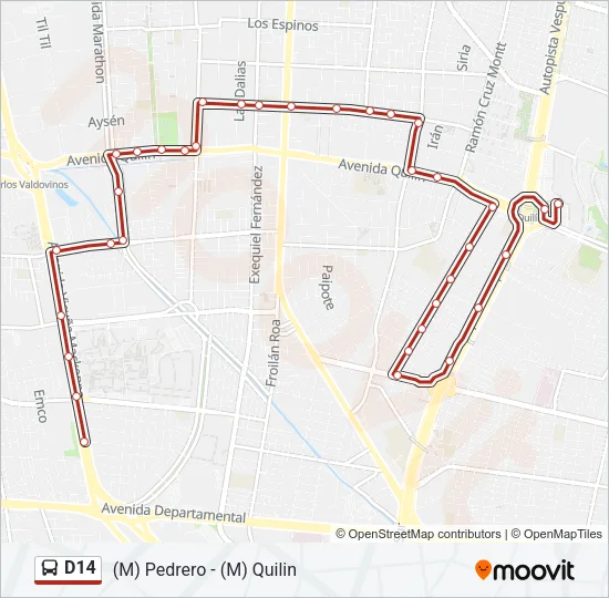 D14 Micro Line Map