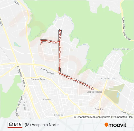 B16 Micro Line Map