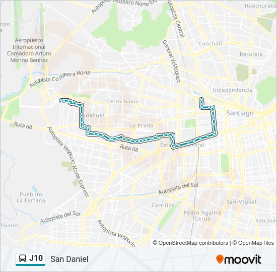 Mapa de J10 de Micro