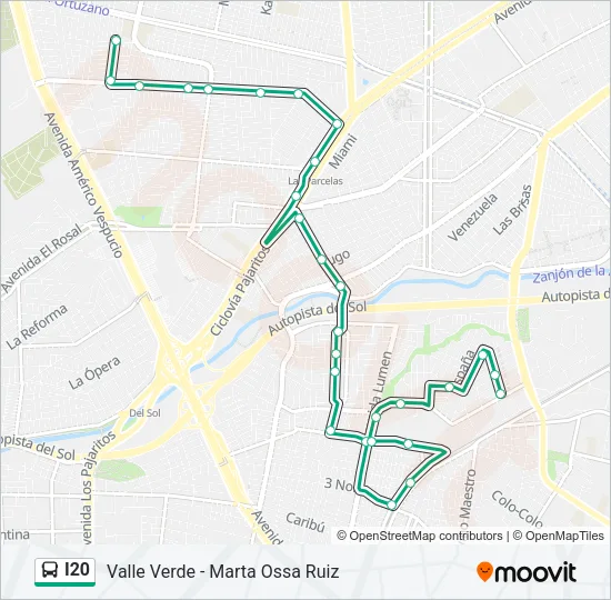I20 Micro Line Map