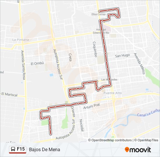 F15 Micro Line Map