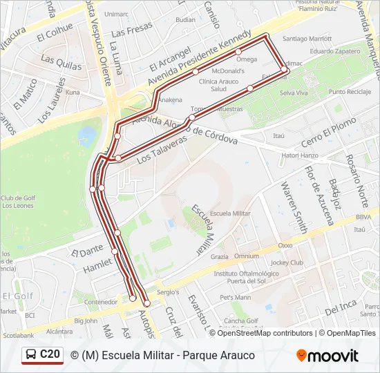 C20 Micro Line Map