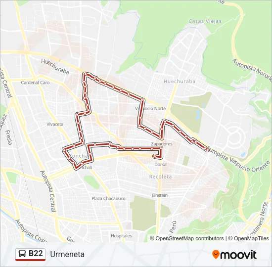 B22 Micro Line Map