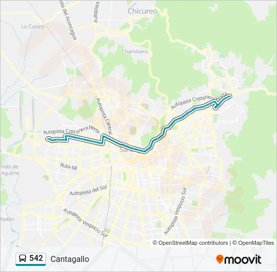 542 Micro Line Map