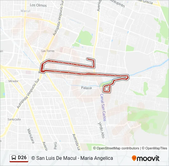 D26 Micro Line Map