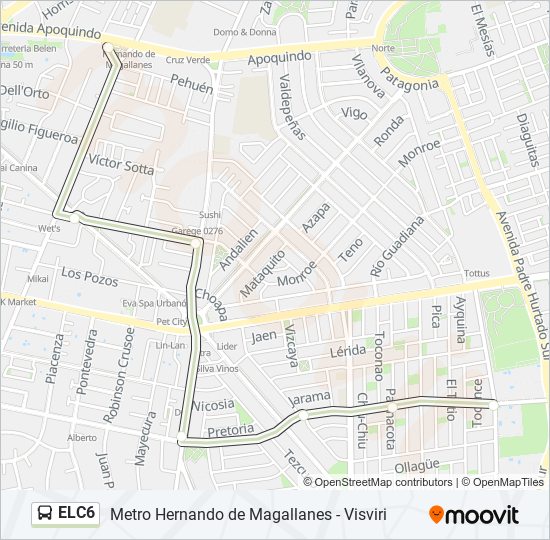 ELC6 Micro Line Map