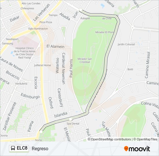 ELC8 Micro Line Map