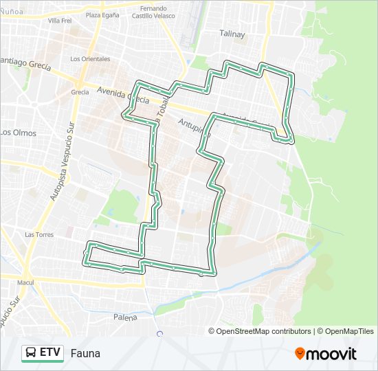 Mapa de ETV de Micro