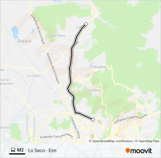 M2 Micro Line Map