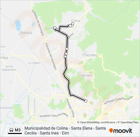 M3 Micro Line Map