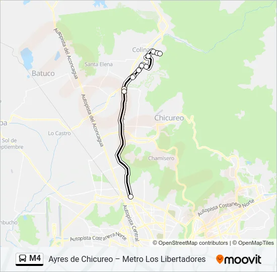 M4 Micro Line Map