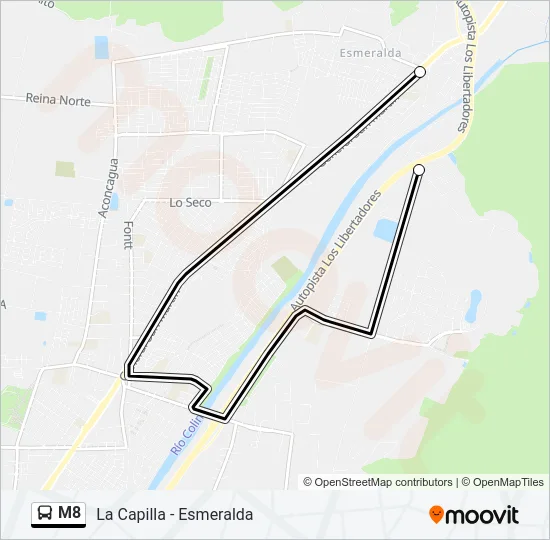 M8 Micro Line Map